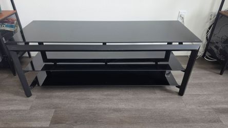 Glass Top TV Stand