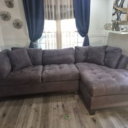Section Dark Grey In Great Condition  Made By Cindy Crawford 
