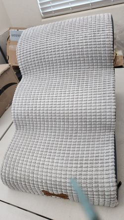 POCBLUE Dog Stairs for Small Dogs 15.7" H, 3-Step Wide Pet Step for High Bed or Couch, Curved Pet Ramps for Cats with High-Density Foam and Washable C