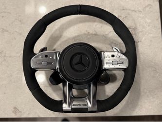 Mercedes AMG Steering Wheel OEM Alcantara