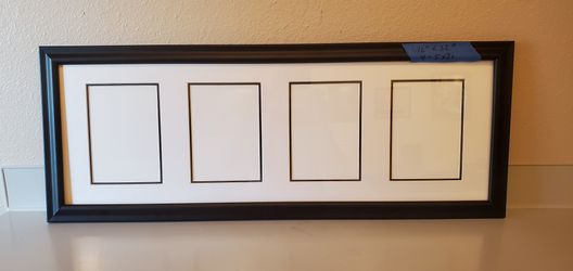 black frame with 4-5x7 openings