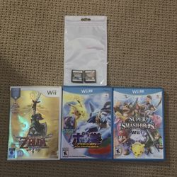 Nintendo Games Lot Pokemon Mario
