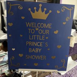 Little Prince Baby Shower Centerpiece 