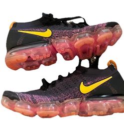 2018 Women’s Nike Vapormax Flyknit 2 Pink Blast Gridiron Orange Size 9.5