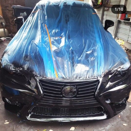Lexus Black Rims/headlight Tint/tail Light Tint/ne Clear coat