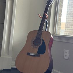 Fender Guitar, Pic & Stand
