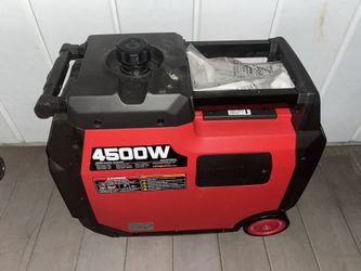 Brand New/Never Used Generator (PowerSmart) - 4500W -> With Wheels + Adjustable Handle; $400