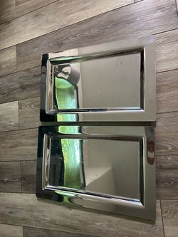 Threshold Silver Rectangle Trays