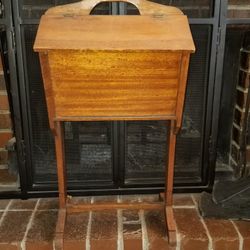 Vintage Standing Sewing Box / Chest / Notions