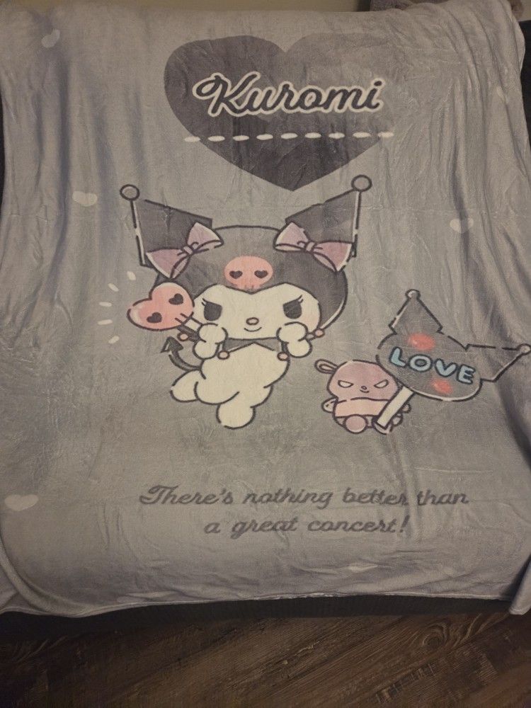 Kuromi Blanket