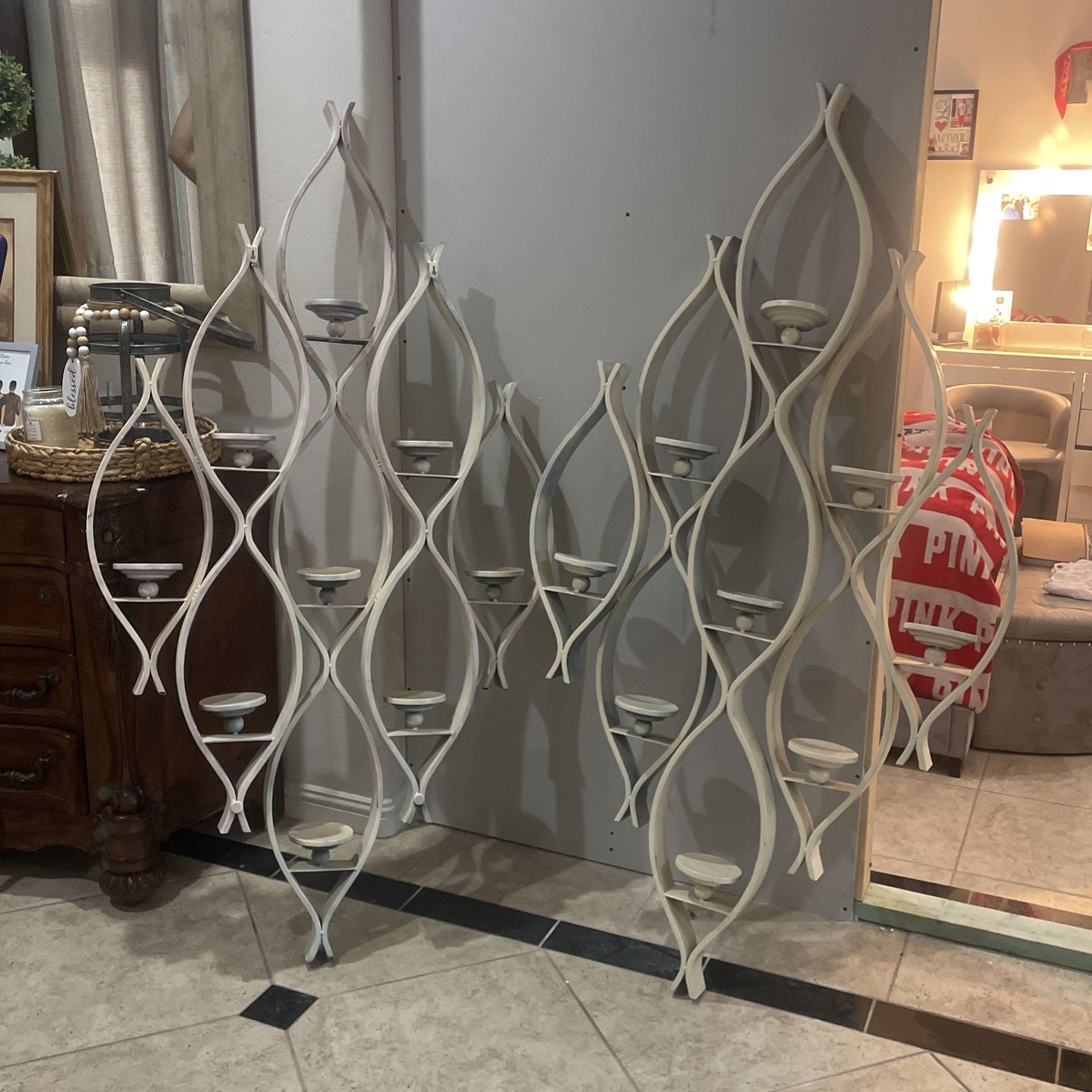 Metal Wall Candle Holders 