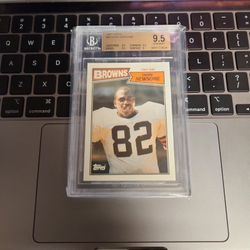 Ozzie Newsome 1987 Topps BGS 9.5 Cleveland Browns 