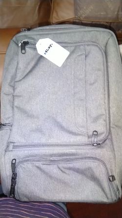eBags Professional Slim Laptop Backpack for Travel, School & Business - Fits 17" Laptop - Anti-Theft - (Grey)