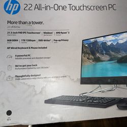22 All-In-One Touchscreen PC