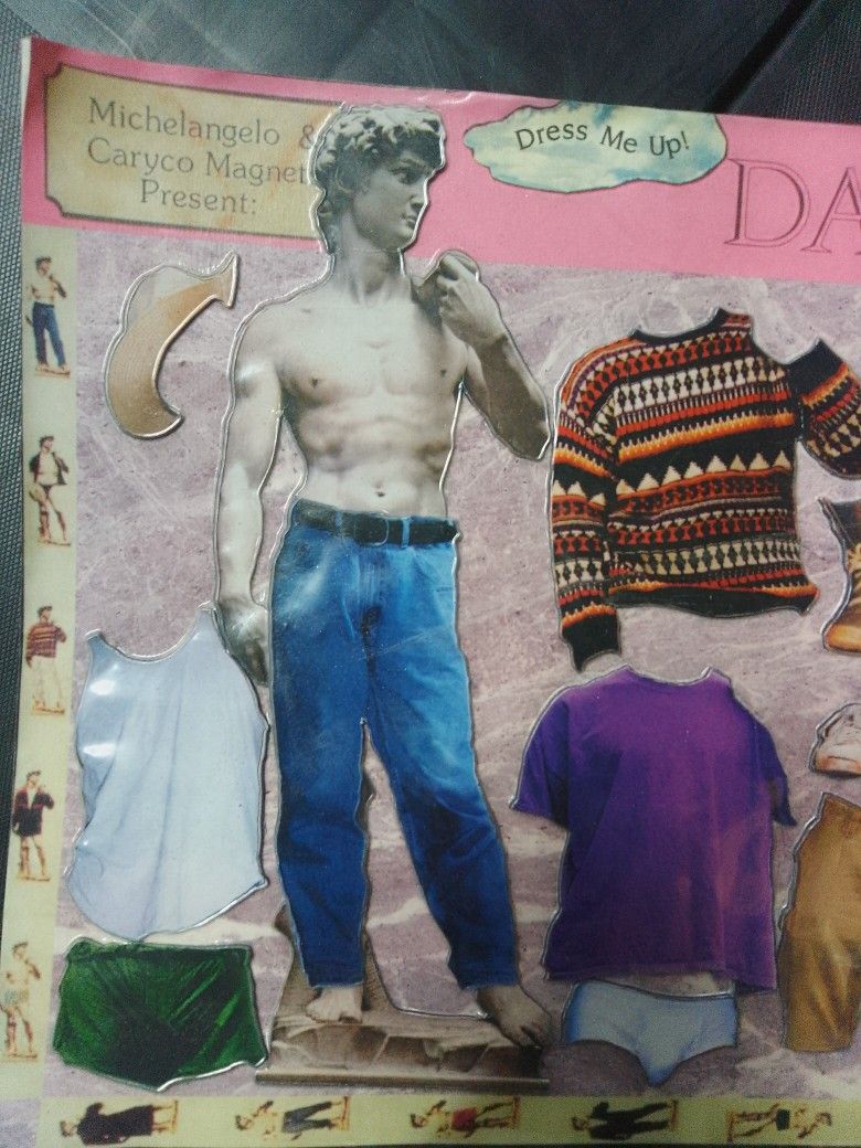 Dress Me Up David Magnet