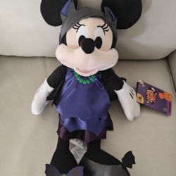 Disney Minnie Mouse Halloween Plush 