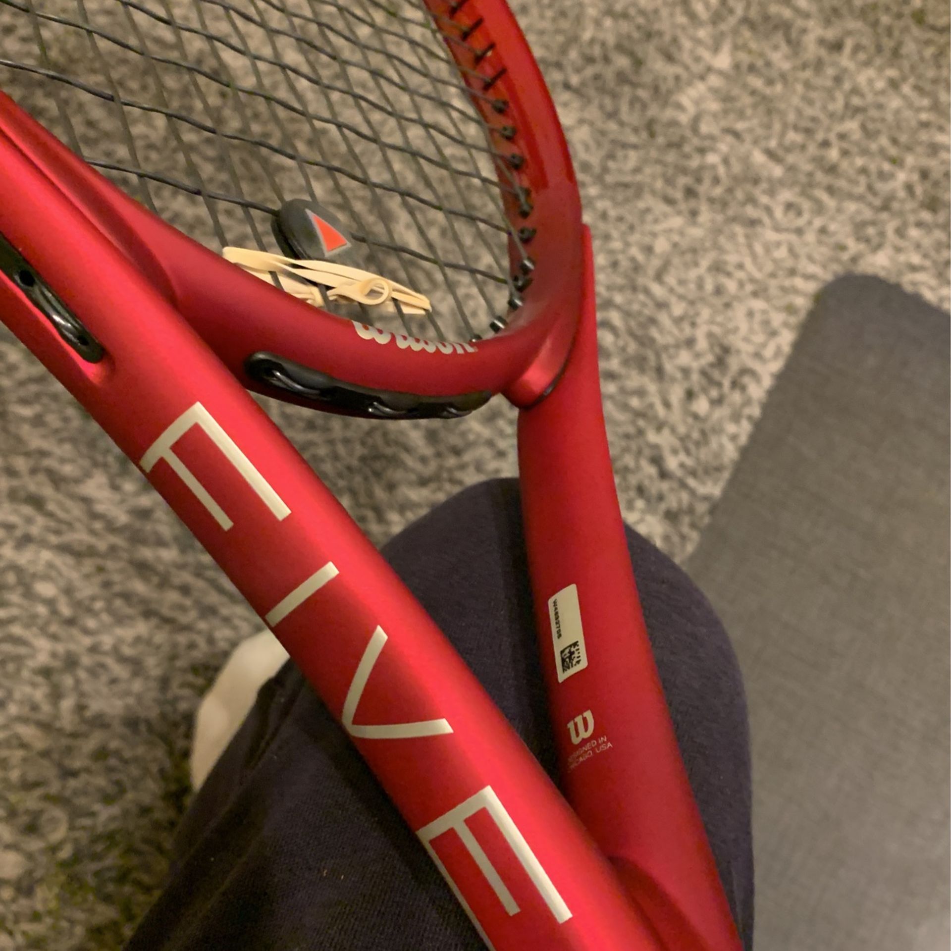 New Wilson Triad Five Racquet. 4 1/4 Grip Size. 103 Inch Head Size