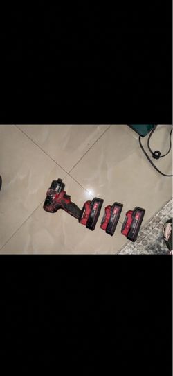 Bauer impact drill with 3total batteries can’t find charger 40$