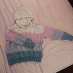 DKNY Girls Sweater Size S 6