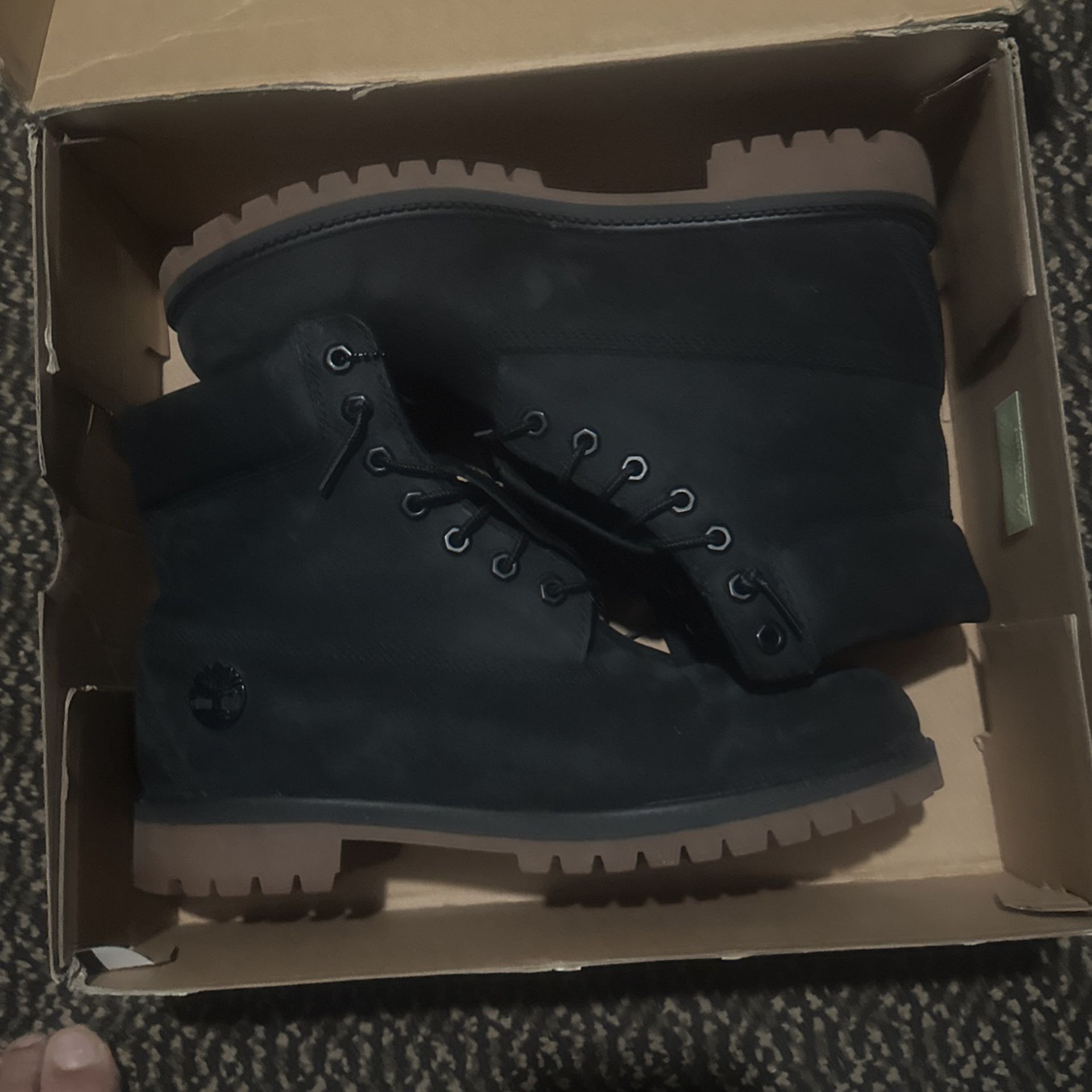 Timberland Boots Black Gum Sole Size 11