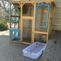 Outdoor Cat Patio Enclosure 