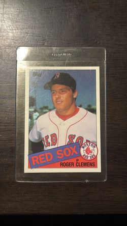 1985 Topps Roger Clemens Rookie Baseball Card