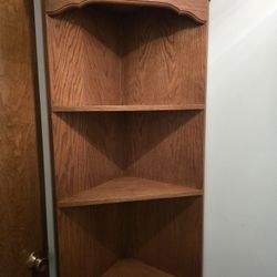 Solid Oak Corner Unit 