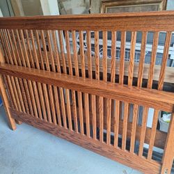 California King Bed Frame And Dresser W/ Mirror