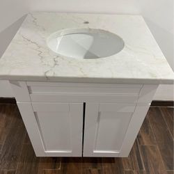 Bathroom Vanity- Brand New With Quartz Top