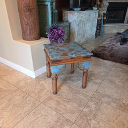 Rustic Southwest Style  Side Table