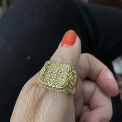 Nice Ice ... Ring Various Sizes ...ask To See Matching Bracelet And Necklace