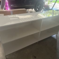 White  Bookshelf