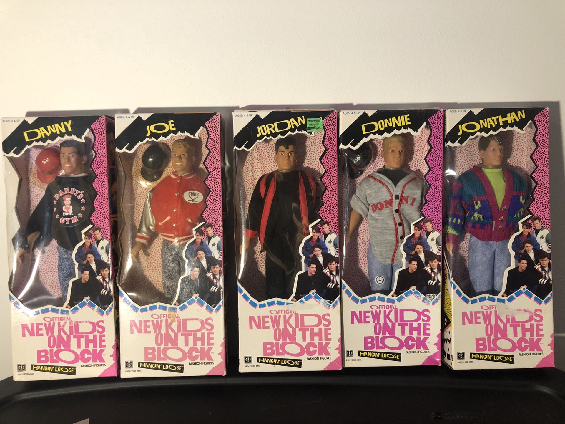 New Kids On the Block set. NEVER TAKEN OUT OF BOX!!