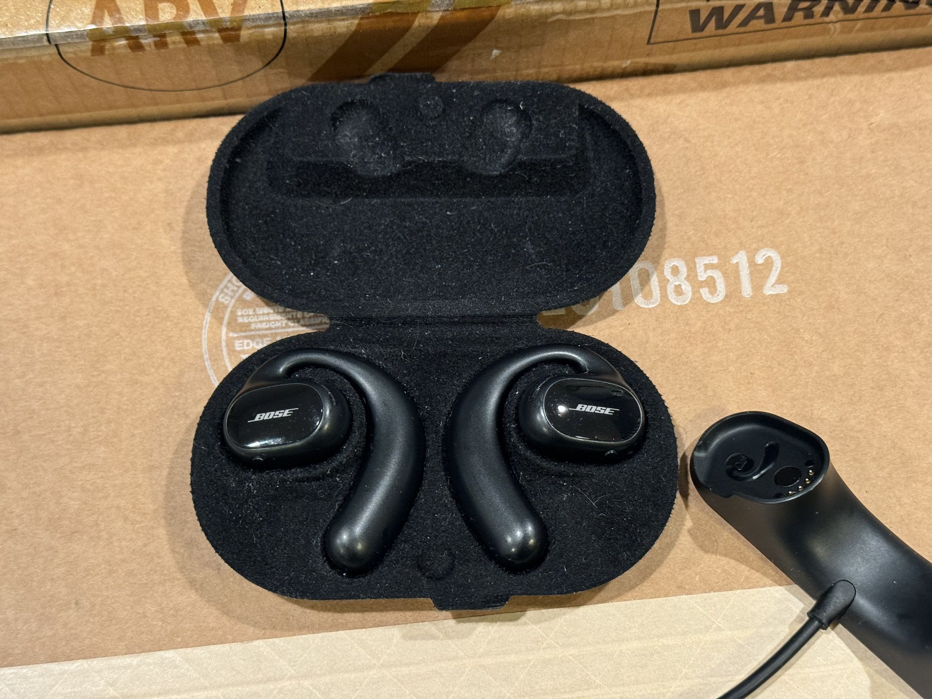 Bose Sport Open Earbuds True Wireless Open-Ear Headphones - Triple Black