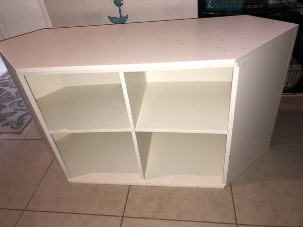 Pottery Barn Kids White Cameron Corner Storage Unit For Sale In