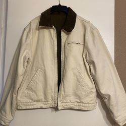 Brandy Melville White Denim Jacket 