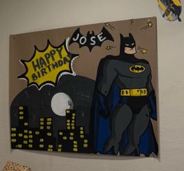 Batman birthday banner