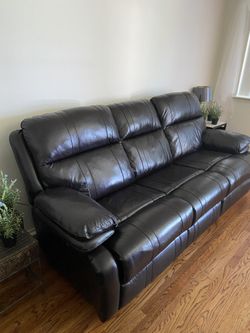 Top Grain Italian Leather Reclining $3,000.00 Sofa