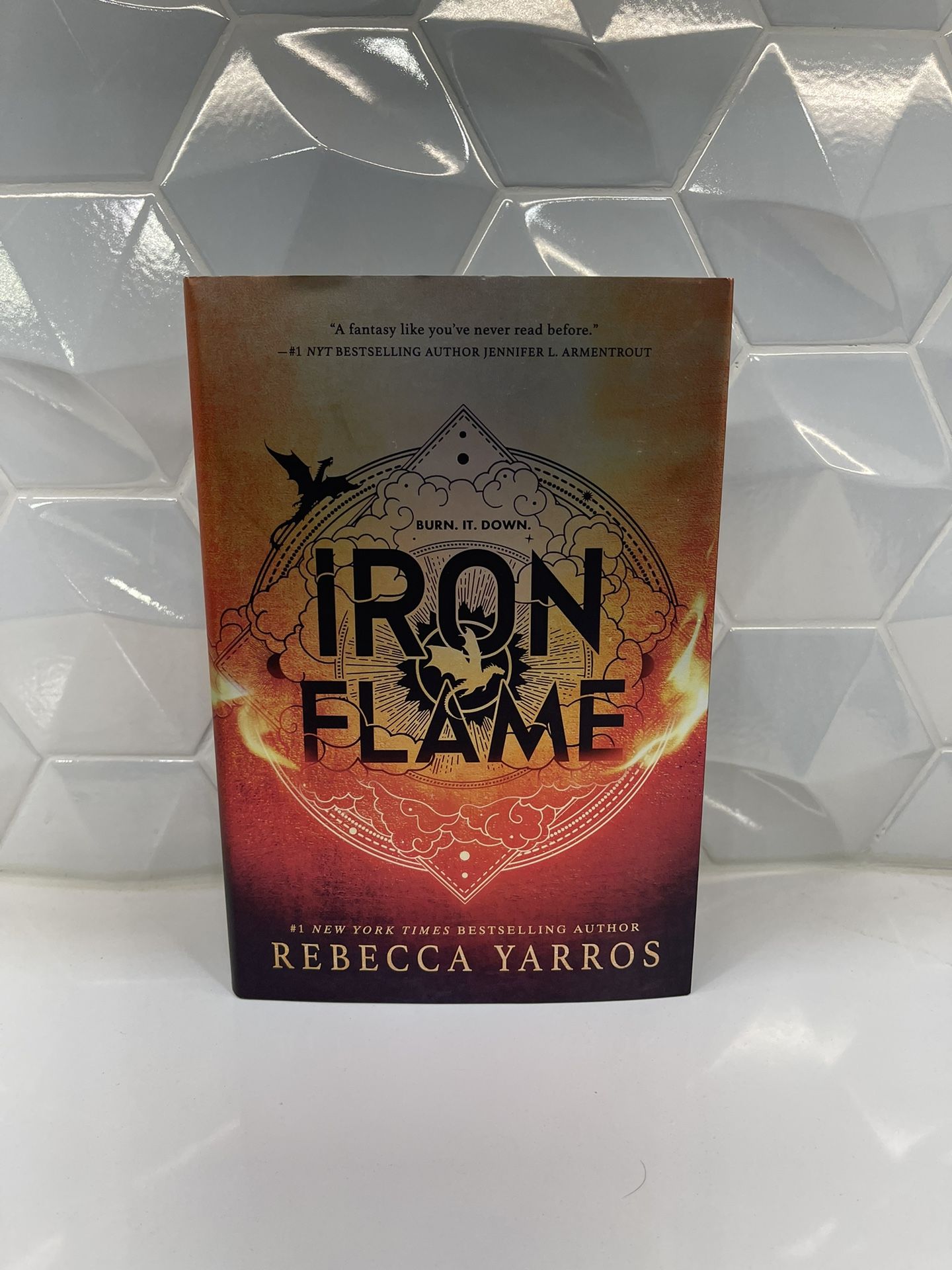 Iron Flame Rebecca Yarros 2023 Hardcover Sprayed Edges 1st Edition 1st Printing