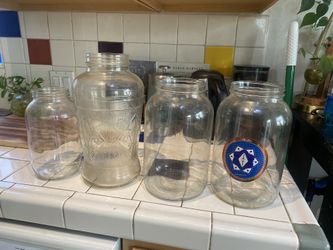 Large Glass Mason Jars