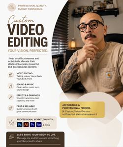 TikTok / Reel/Video Editing Graphic Design