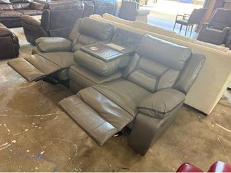 Leather sofa