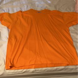 Orange Work shirt 3 xl NEW
