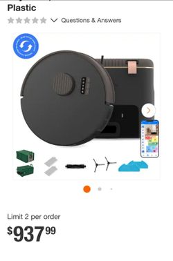 Bobsweep robotic vacuum cleaner and mop
