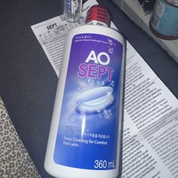 AO SEPT PLUS  Ideal for silicone hydrogel lenses Deep Cleaning for Comfort that Lasts