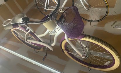 Purple Huffy Cruiser