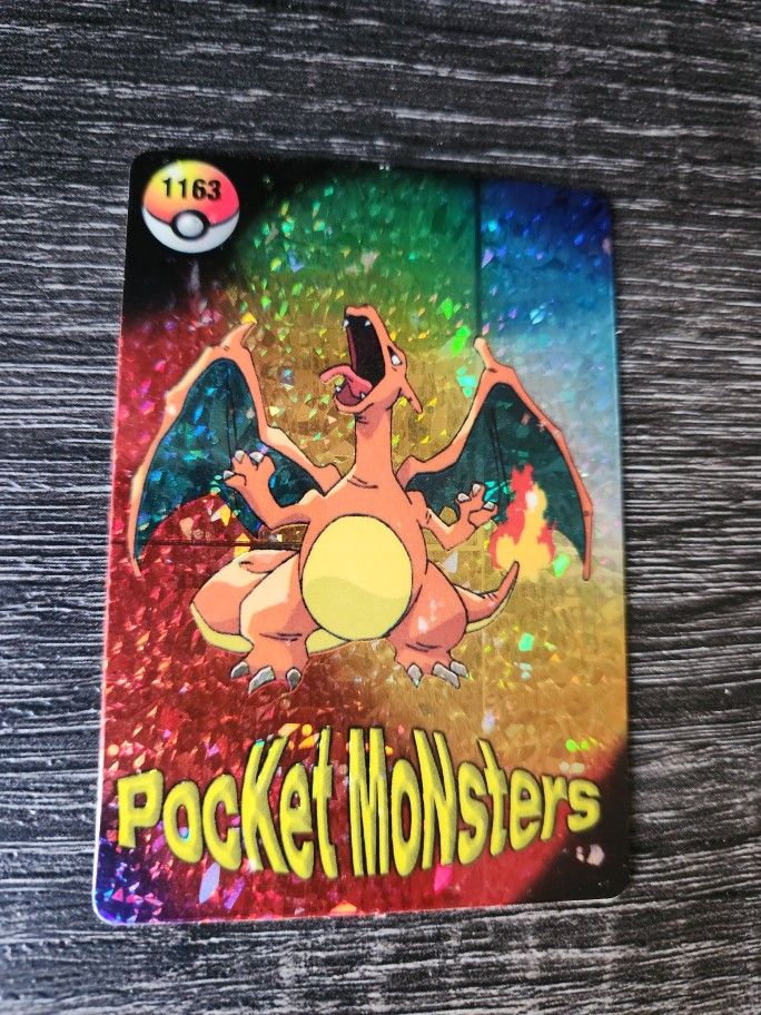 1996 CHARIZARD 1163 PRISM HOLO POKEMON POCKET MONSTERS CARD LAPRAS 1154 for  Sale in Escondido, CA - OfferUp
