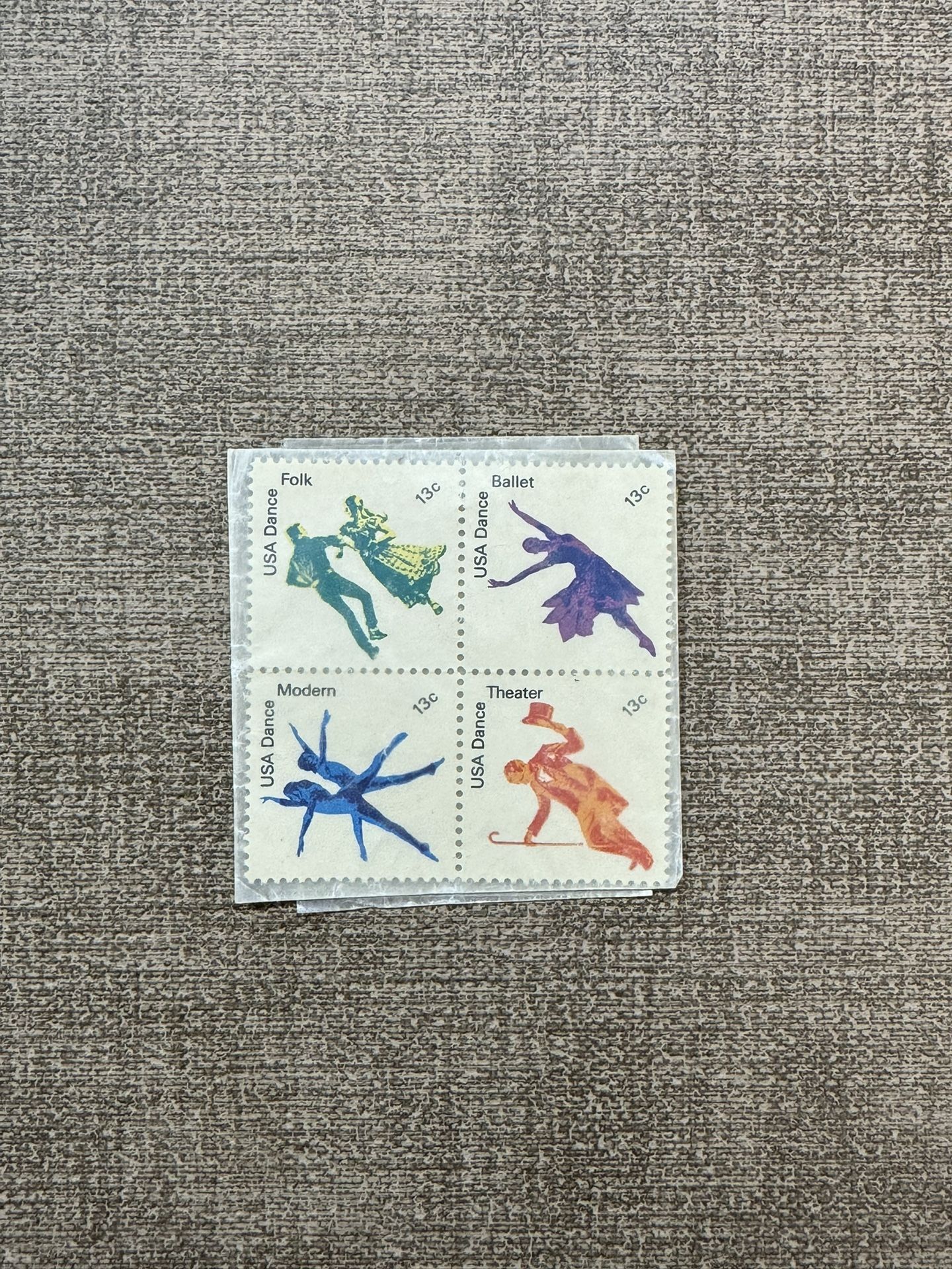 Vintage U.S.A Dance Stamp