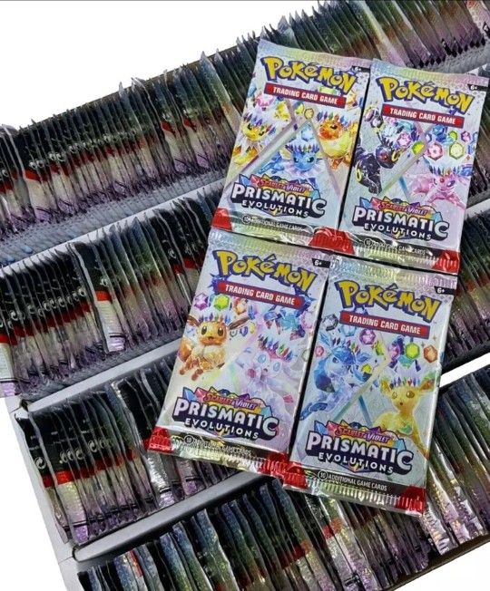 Prismatic Evolutions Sealed Pokémon Pack Lot