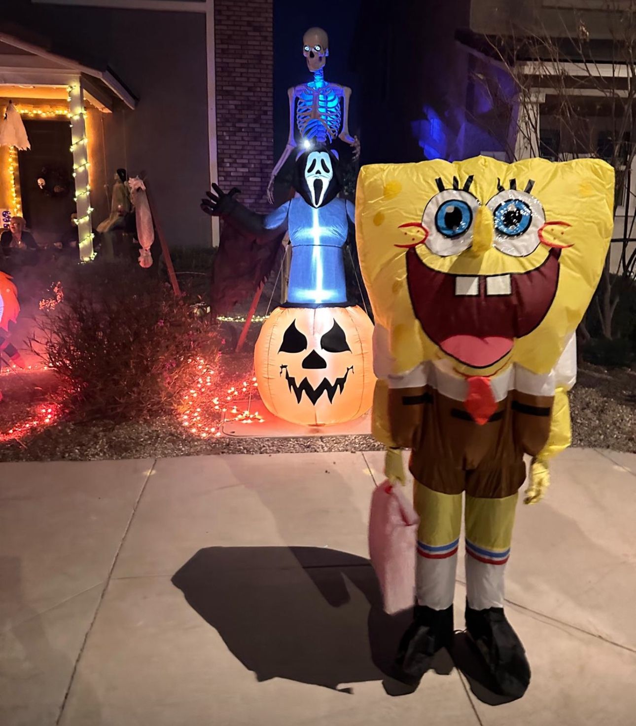 Spirit Halloween Spongebob Squarepants Inflatable Spongebob Costume